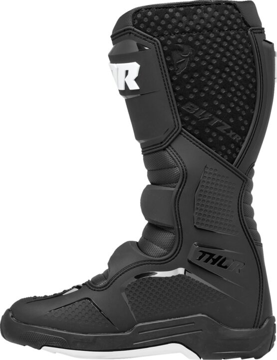 Thor Blitz XR Boots - Black/White - Size 10 - Image 4