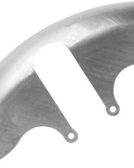 Arlen Ness Pro Short Fat Front Fender with Fork Boots Steel Fits 94-13