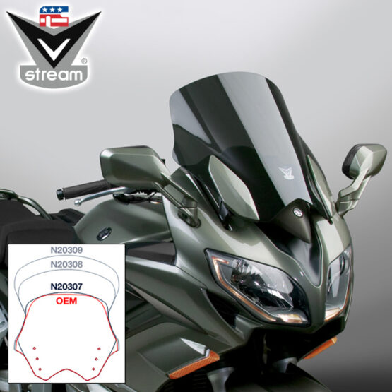Dark Smoke Vstream Sport Windscreen