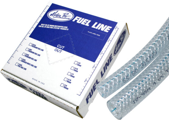 Motion Pro Braided Vinyl Fuel Line 3/16 in ID x 25 ft Roll