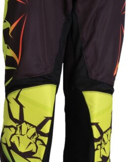 Moose Agroid Youth Mesh Pants Black White Hi-Vis Green Unisex Size 28