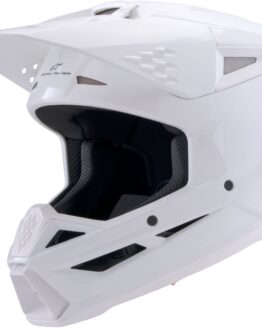 Alpinestars SM3 Solid Helmet White Gloss Large