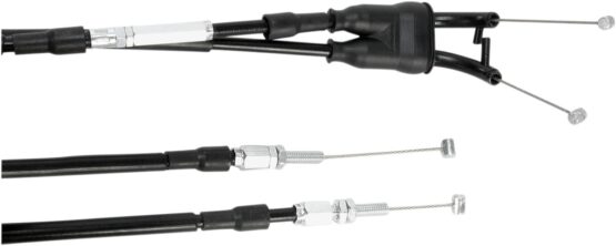 Motion Pro Black Vinyl Throttle Cable Set Push-Pull 04-0278 - Image 2
