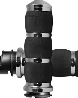 Avon Air Cushion Chrome Grips 1" TBW For 2024 Harley FLHX/FLTRX/FLHXSE