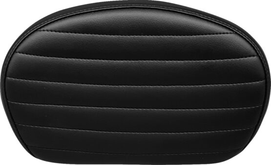 Le Pera Medium Pleated Sissy Bar Pad Dull Black