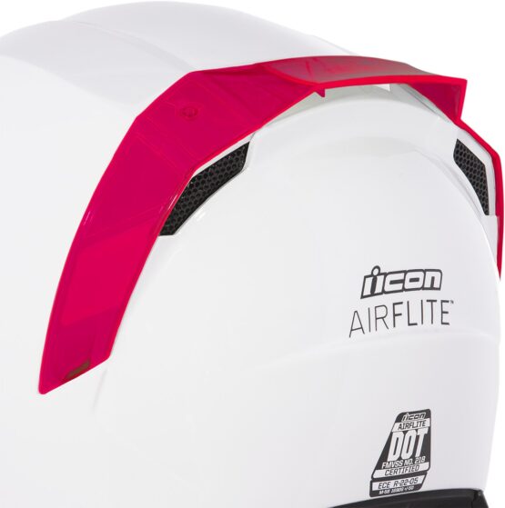 ICON Airflite Helmet Rear Spoiler Dayglo Red One Size