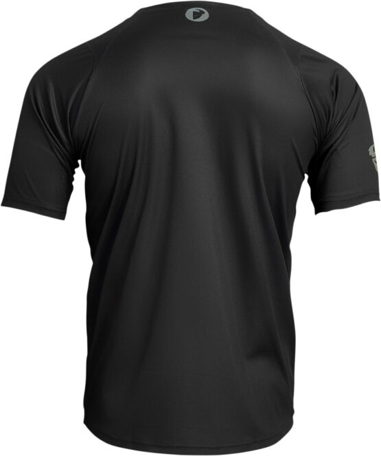 Thor Assist Caliber Short-Sleeve Jersey Grey/Black Men's Large - Image 2