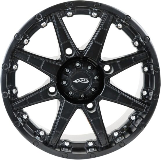 AMS Roll'n 105 15x7 Satin Black Wheel 4/110 5+2 Offset - Image 2