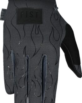 FIST Moto Hybrid Phantom Flame Gloves Black - Men's Large