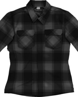 ICON Women's Fallblock CX Flannel Jacket 2XL Gray/Black