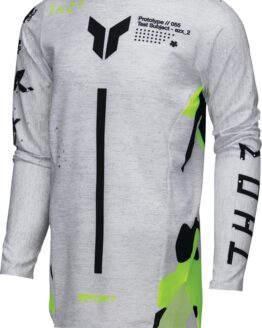 Thor Youth SPORTMODE Riot Jersey Light Gray/White/Black/Yellow Medium