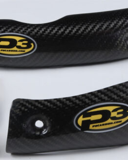 P3 Carbon Fiber Exhaust Pipe Heat Shield Guard 2-Piece For Yamaha WRF YZF EFI