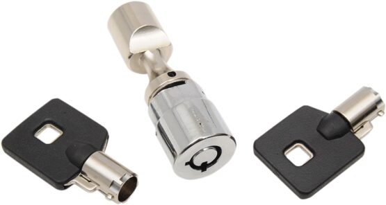 Drag Specialties Chrome Fork Lock For Harley-Davidson Softail and Dyna