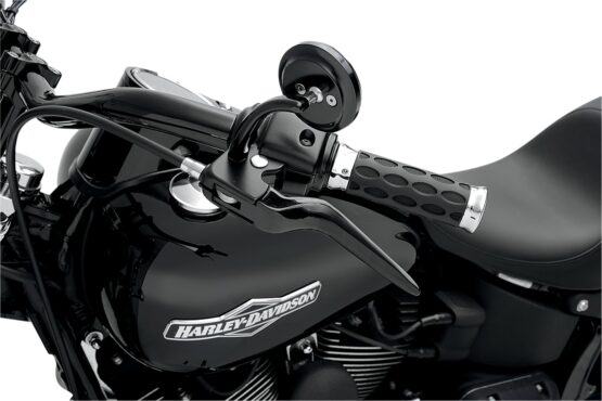 Drag Specialties Custom Lever Set Black Satin For Harley-Davidson - Image 3