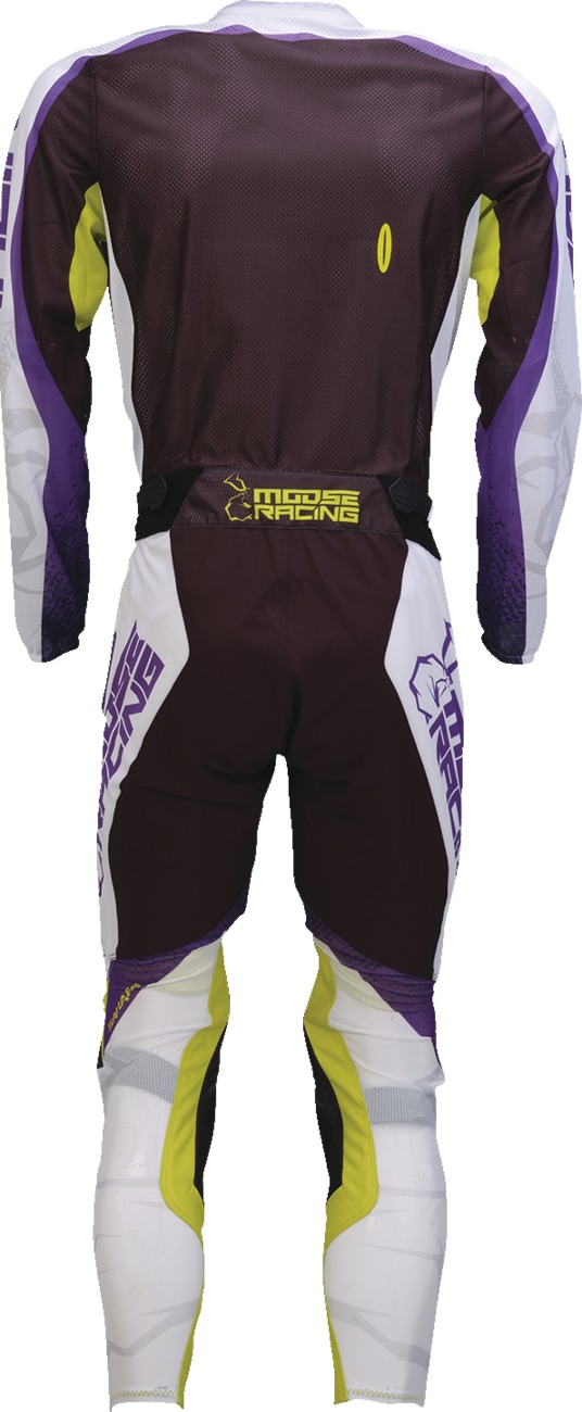 Moose Sahara Jersey Hi-Vis Black Purple White Men's 3XL - Image 3