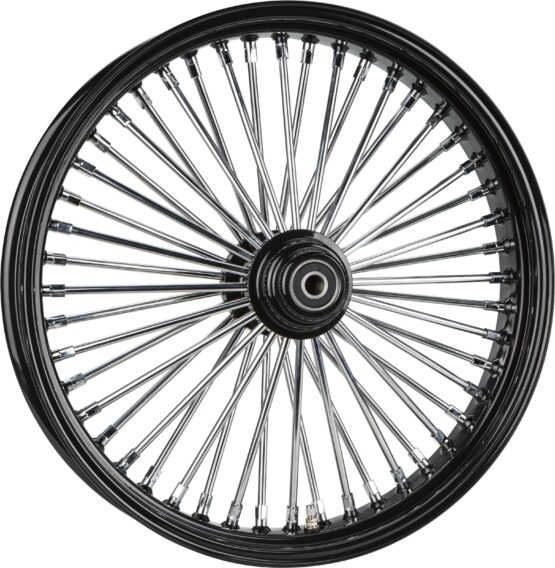 HardDrive 48-Spoke Black Front Wheel 23x3.5in 1in Axle For V-Twin