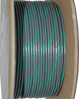 NAMZ 100ft 20 AWG Gray Green Stripe Wire Spool