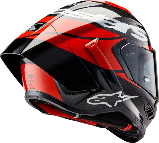 Alpinestars Supertech R10 Helmet Element Carbon Red White 2XL - Image 2