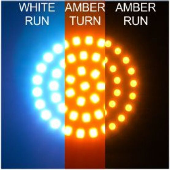 Letric Lighting CVO Deluxe Switchback LED Insert Wht/Amb - Image 2