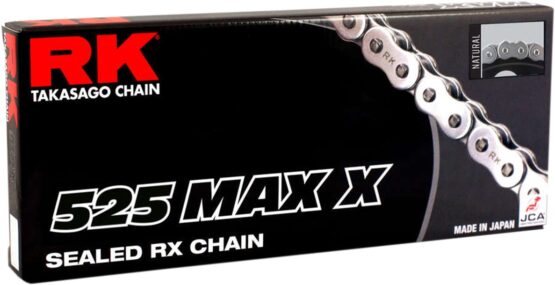 RK 525MAXX 120 Link Red O-Ring Drive Chain - Image 2
