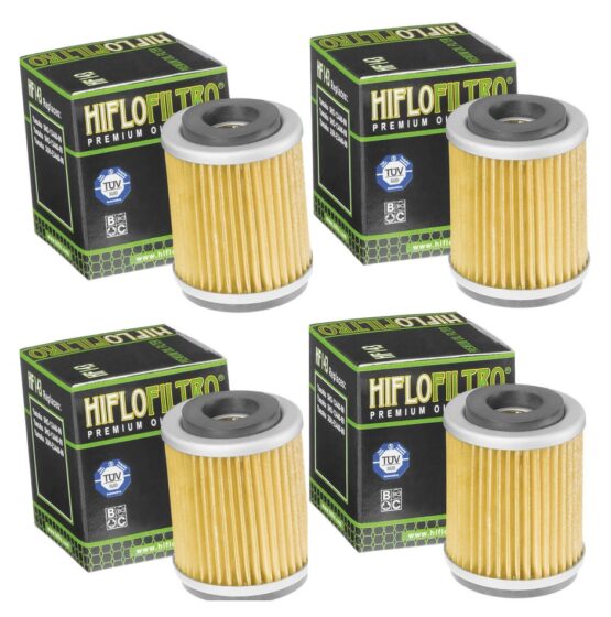 HF143 Oil Filter - Wire Mesh Media - 4 Pack