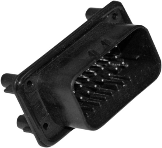 NAMZ AMP 23-Pin Radio Male Header Wiring Connector, Black, 12 in