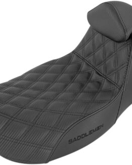 SDC Performance Gripper 2-Up Seat Black w/Backrest