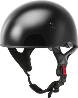 GMAX HH-65 Naked Half Helmet Black Medium