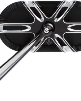 Arlen Ness Deep Cut Left Mirror Black Aluminum