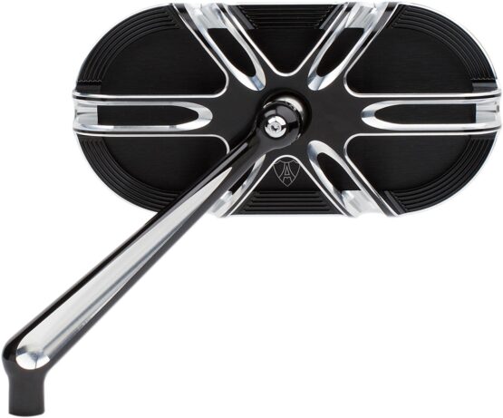 Arlen Ness Deep Cut Left Mirror Black Aluminum