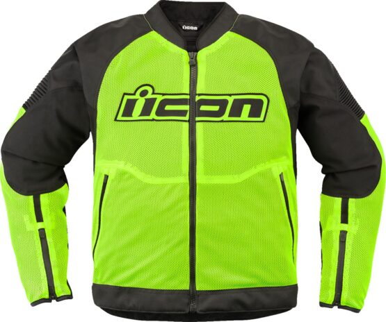 ICON Overlord3 Mesh Jacket Men's M Black/Hi-Vis Yellow