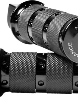 Performance Machine XLS Passenger Footpegs Black Anodized