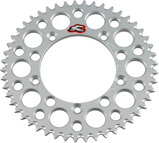 Renthal Rear Chainwheel Sprocket 49T Silver Ultralight 420-49