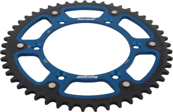 Supersprox Stealth Rear Sprocket 49T Blue 520 For Yamaha YZ WR TTR - Image 4