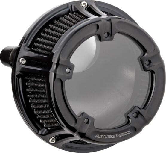 Arlen Ness Method Clear Series All Black Air Cleaner For Harley-Davidson