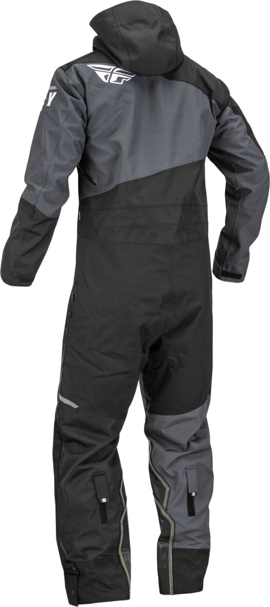 Fly Racing Cobalt Shell Snow Monosuit Black/Grey Large - Image 2