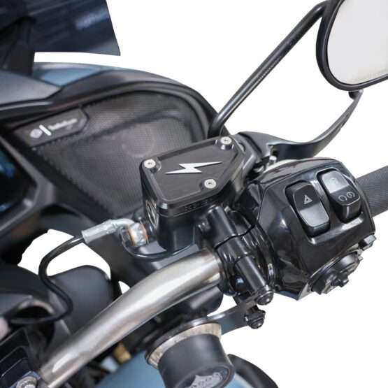 Thrashin Supply Front Brake Master Cylinder Cover Black for Harley Touring - Image 2
