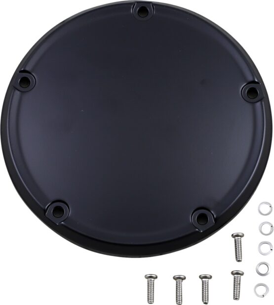 Drag Specialties Derby Cover Matte Black For Harley Softail 2018-2024 - Image 2