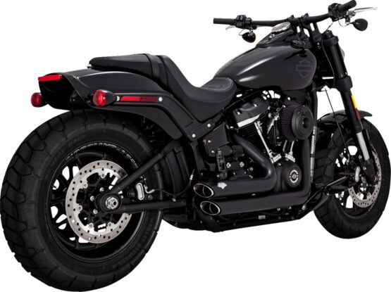 Vance & Hines Shortshots PCX Exhaust Black Fits 18-22 Softail - Image 3