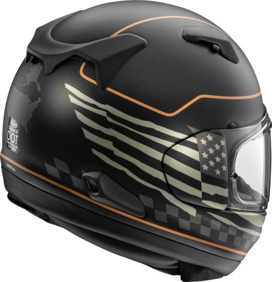 Arai Signet-X US Flag Helmet Black Frost - Medium - Image 2