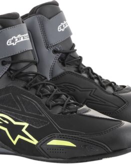 Drystar Street Riding Shoes Black/Gray/Yellow US 13