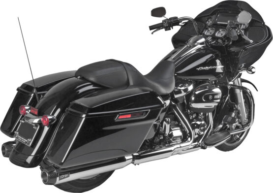 Comp-S Slip On Exhaust Mufflers - Chrome & Carbon Fiber - Image 3