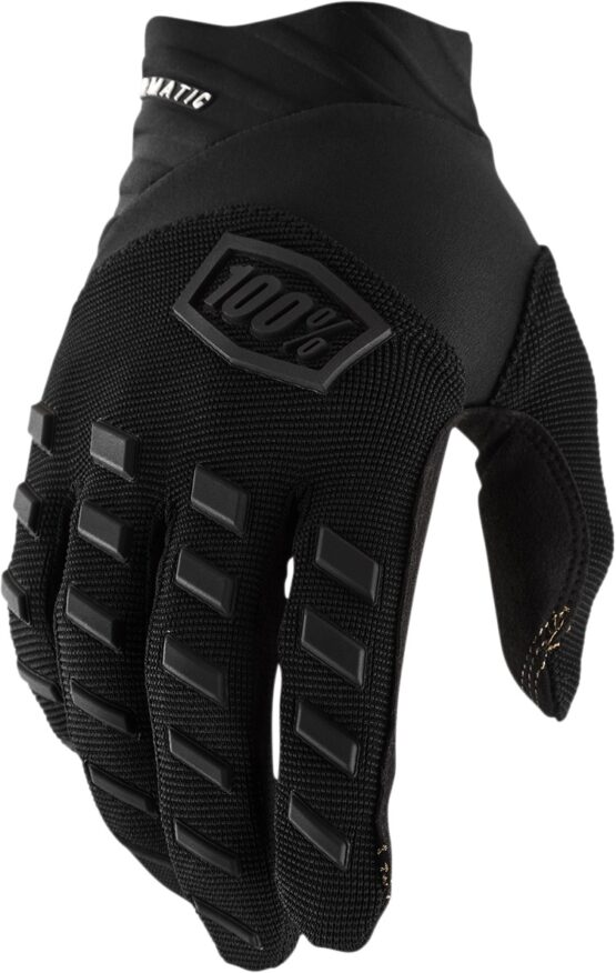 100% Youth Airmatic Gloves Black/Charcoal - Youth XL