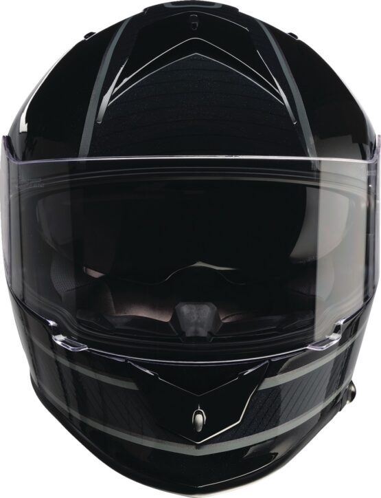 Z1R Warrant Amplify Helmet Gloss Black/Gray - Small - Image 2
