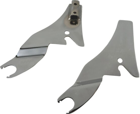 Drag Specialties Quick Release Side Plates Chrome For Harley Touring