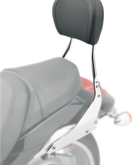 Chrome Short Round 14" Sissy Bar