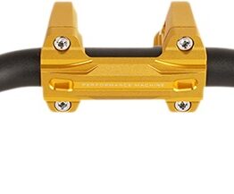 Performance Machine Phatbar/Riser Kit Gold Ops External Handlebars