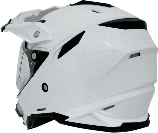 FX-41DS Full Face Dual-Sport Helmet Gloss White X-Small - Image 3