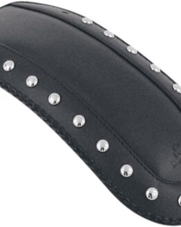Mustang Studded Fender Bib with Chrome Studs For 67-96 HD Touring