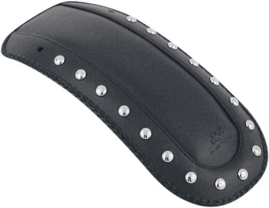 Mustang Studded Fender Bib with Chrome Studs For 67-96 HD Touring